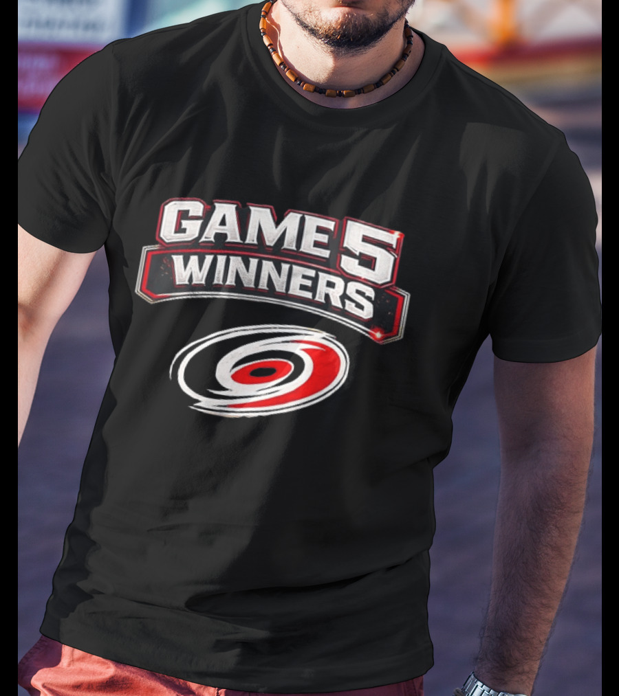 Carolina Hurricanes Game 5 Winners Celebration T-Shirt