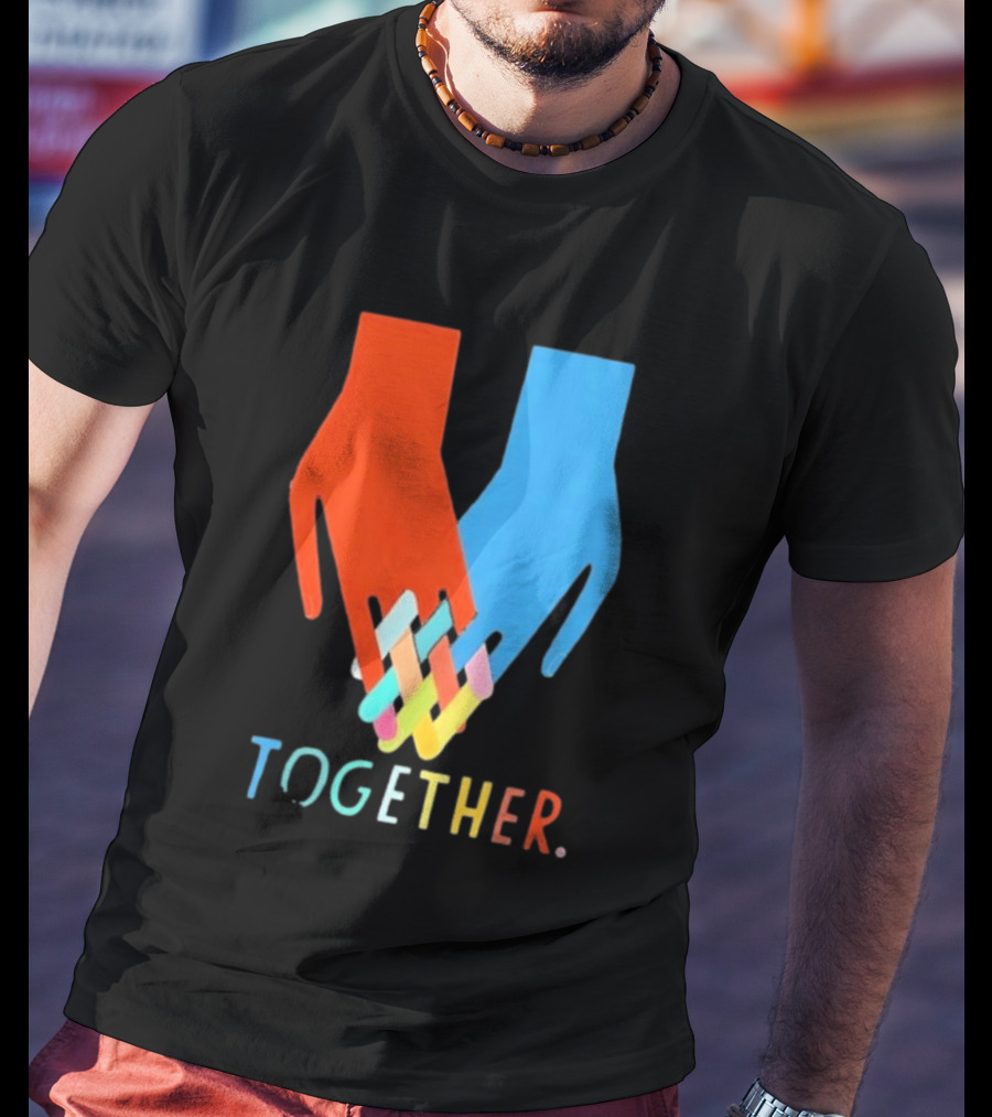 Interlocking Hands Unity Concept Together T-Shirt