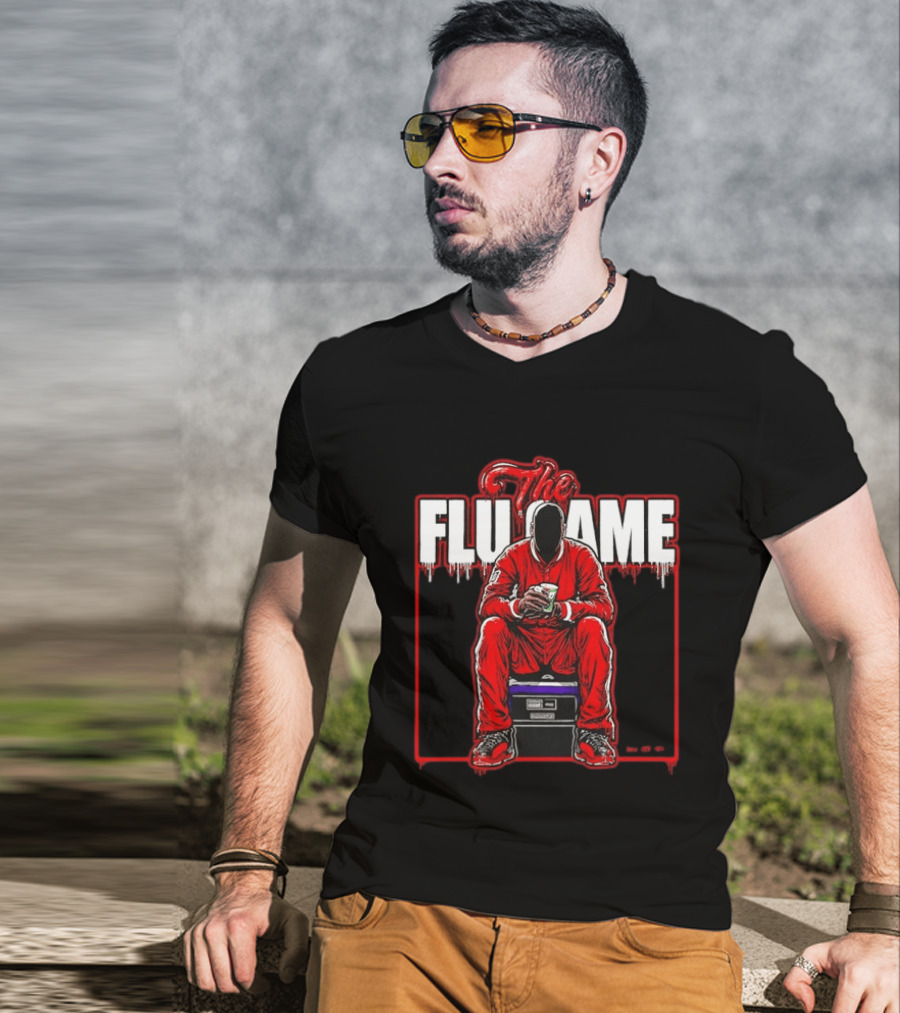 Michael Jordan The Flu Game Chicago Bulls NBA T-Shirt