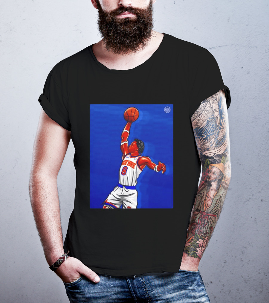 OG Anunoby New York Knicks Dunk Action Moment 8 Jersey T-Shirt