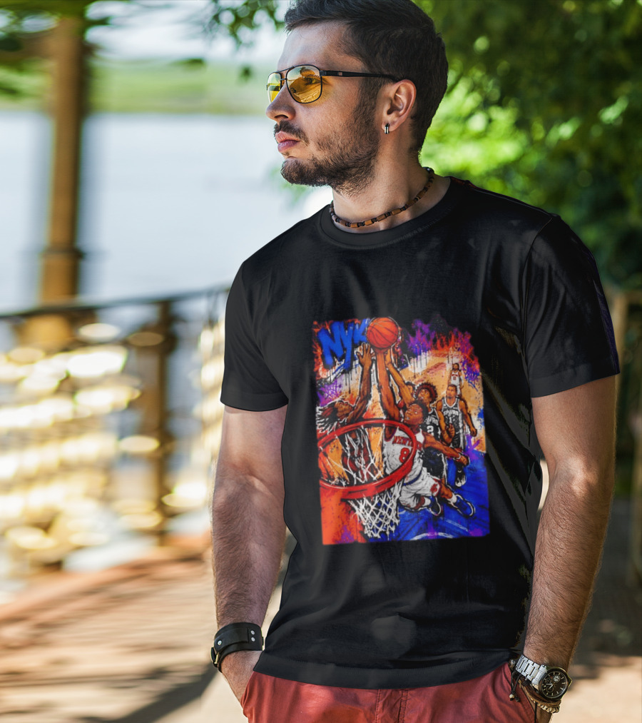 OG Anunoby New York Knicks NYK Basketball Art NBA T-Shirt