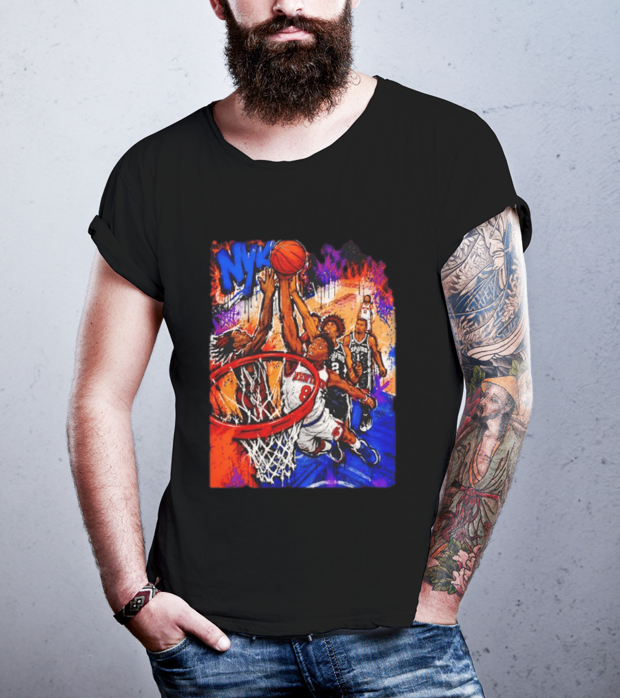 OG Anunoby New York Knicks NYK Basketball Art NBA T-Shirt