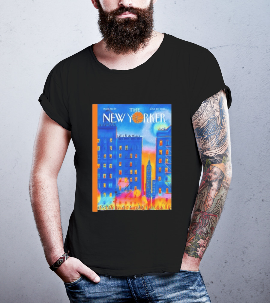 Pierre Emmanuel Lyet The New Yorker June 12 2023 Basketball Art Cover T-Shirt