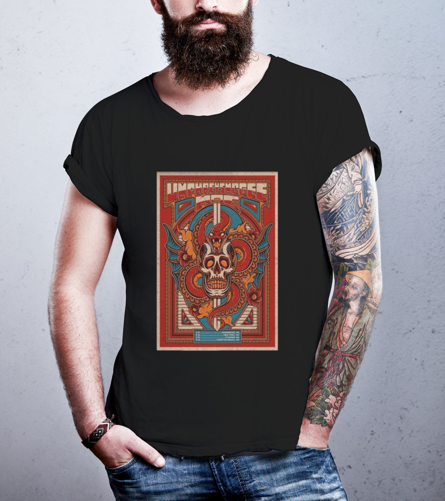 Umphrey's McGee Moe Tour 2026 Skull And Snake T-Shirt