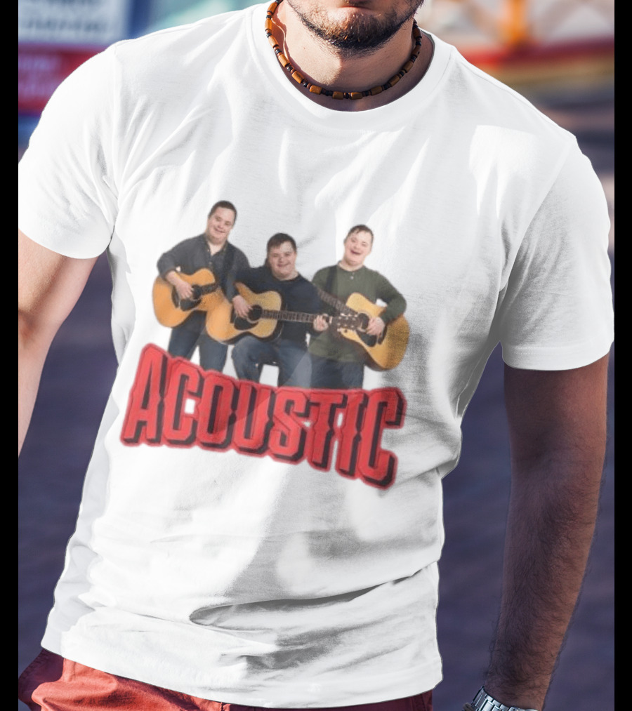 Acoustic Play Guitar Meme Trio T-Shirt