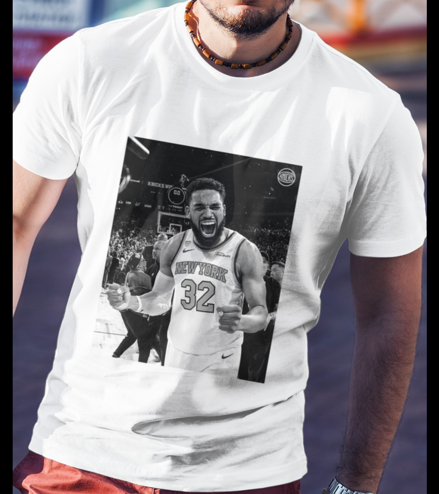 Knicks Nation Loud And Proud New York Basketball Karl Anthony Towns Celebration T-Shirt