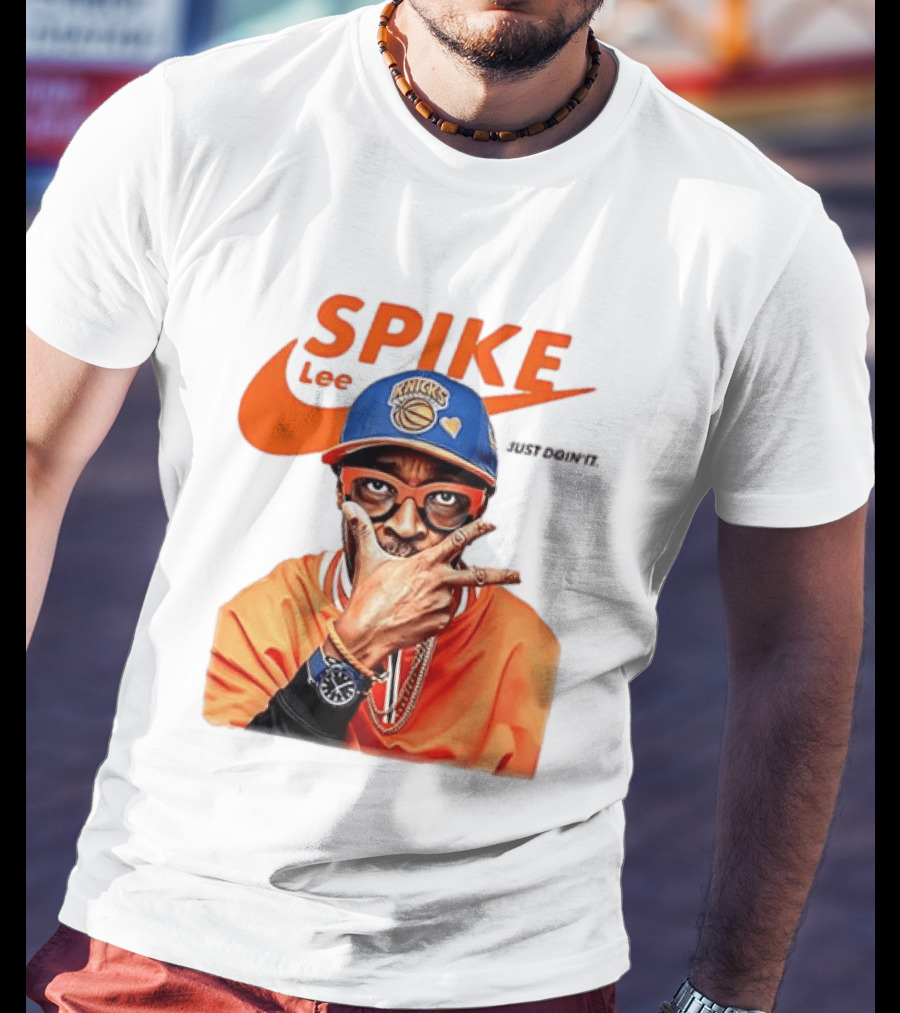 Spike Lee Knicks New York JUST DOIN IT T-Shirt