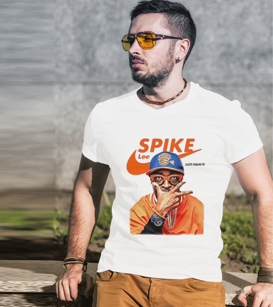 Spike Lee Knicks New York JUST DOIN IT T-Shirt