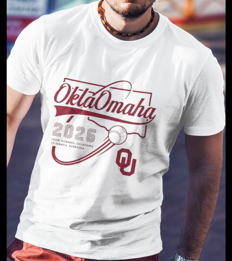 Oklahoma Sooners OklahOmaha 2026 NCAA Journey Norman To Omaha OU T-Shirt