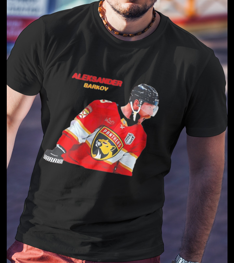 Aleksander Barkov Number 16 Florida Panthers Red Hockey Jersey T-Shirt