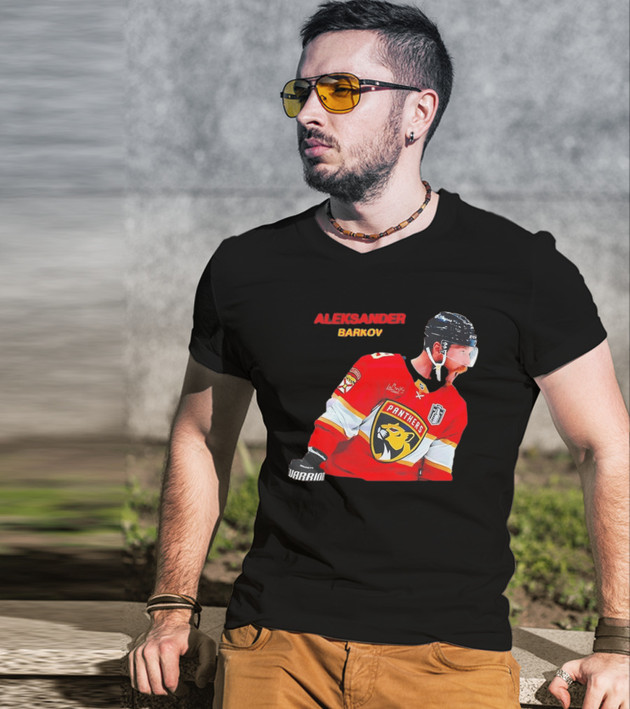 Aleksander Barkov Number 16 Florida Panthers Red Hockey Jersey T-Shirt