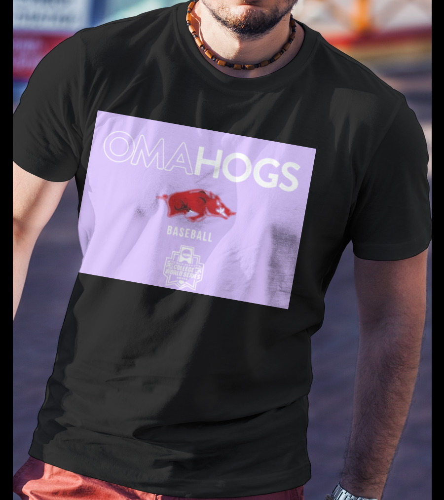 Omahogs Baseball Arkansas 2026 NCAA College World Series T-Shirt