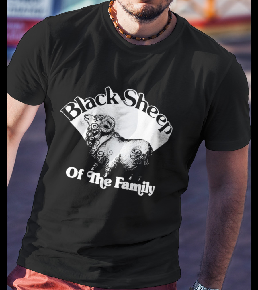 Black Sheep Of The Family Playful Sheep T-Shirt