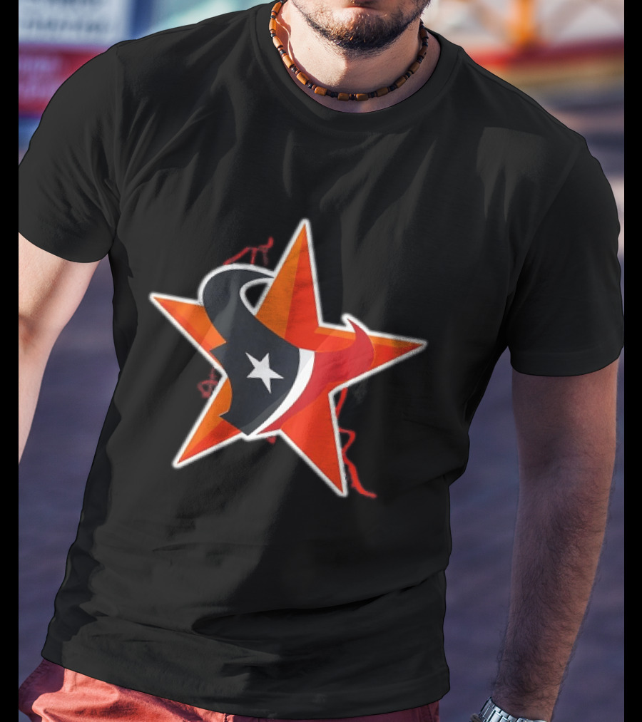 Houston Astros Texans Collaboration 2026 Star T-Shirt