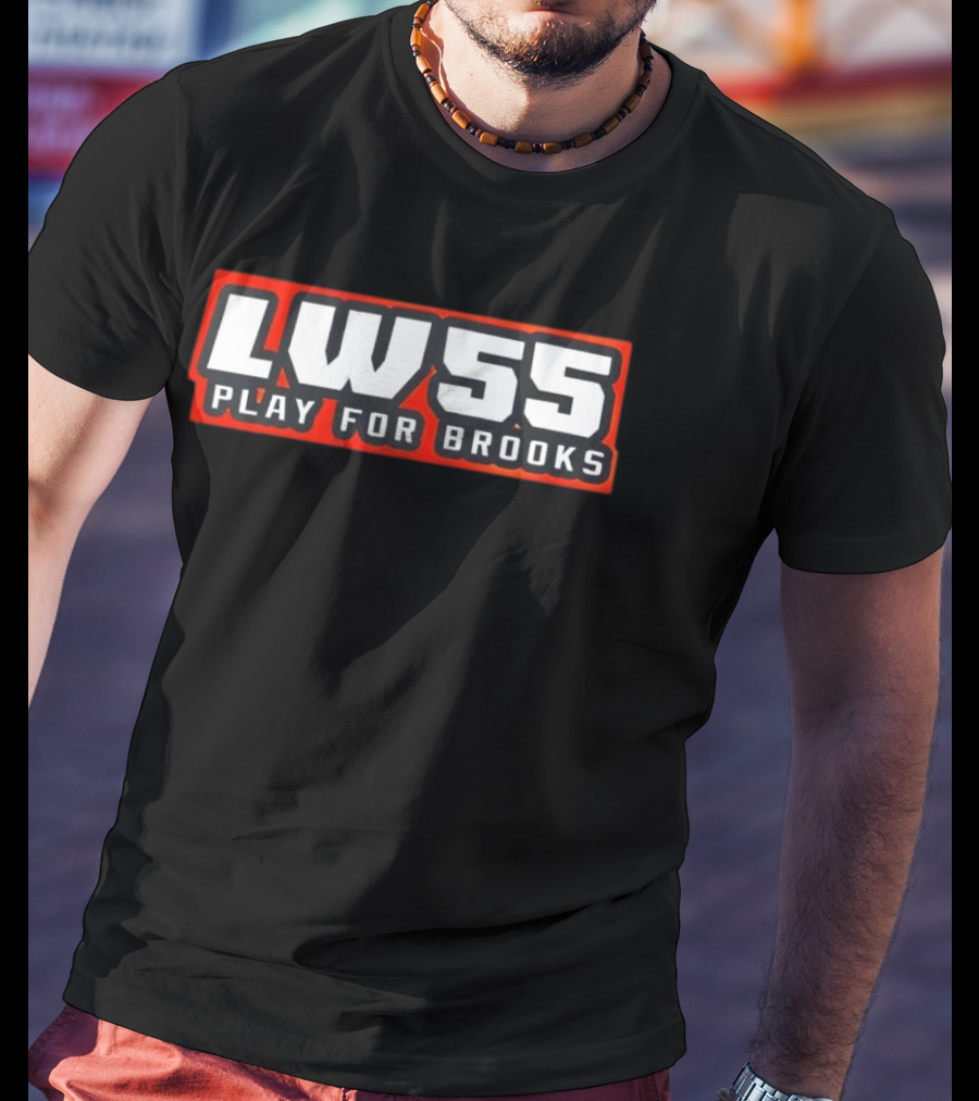 LW55 Play For Brooks Logan Wilson 2026 Celebrity Softball Game T-Shirt