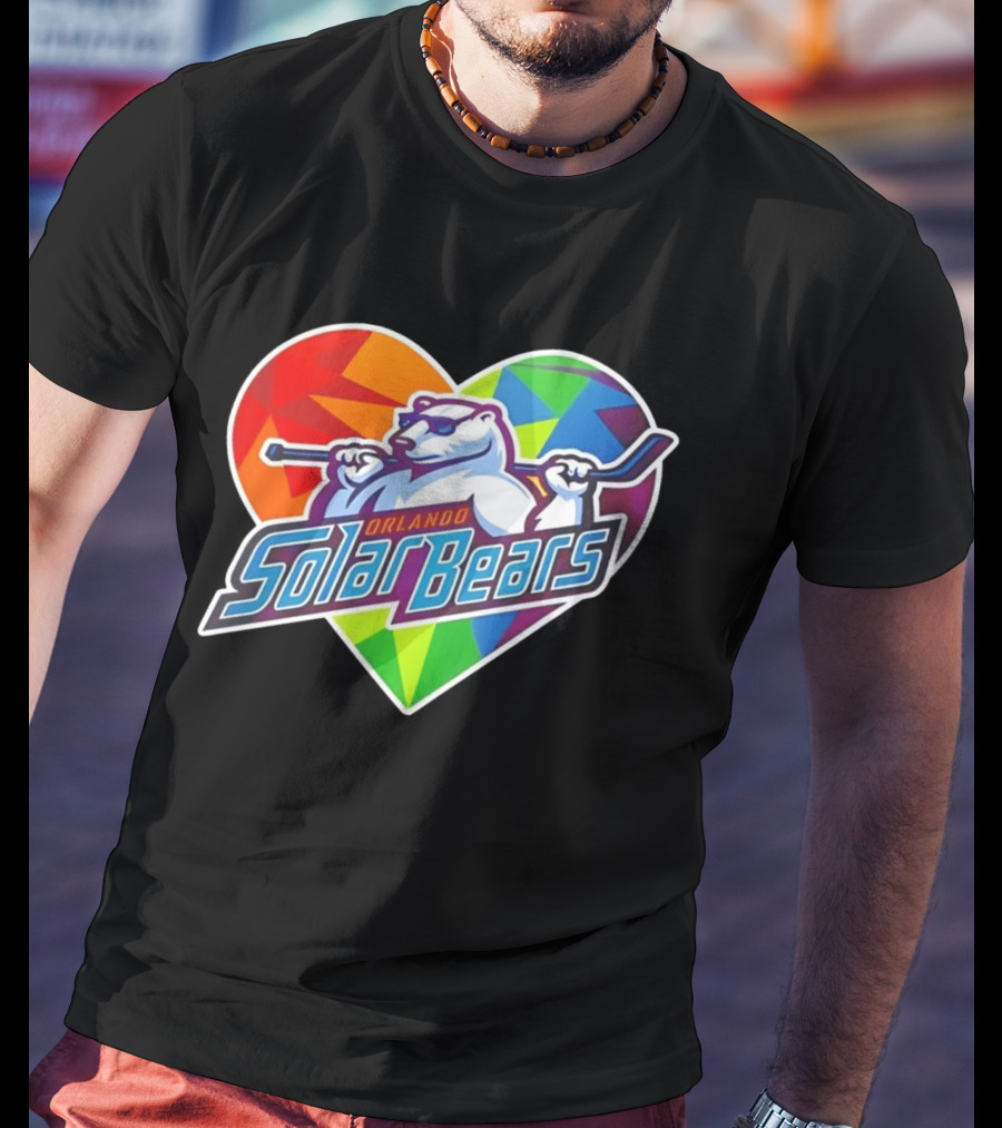 Orlando Solar Bears Pride Night 2026 Heart T-Shirt