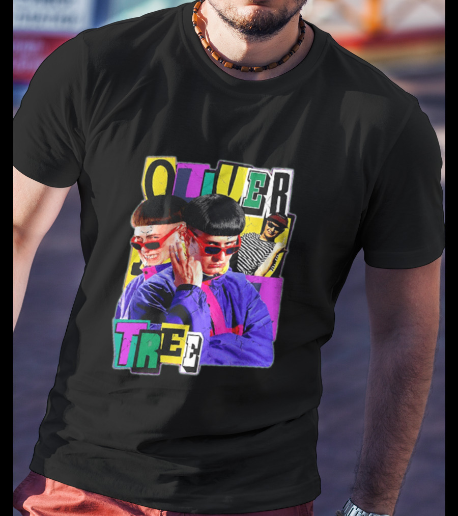 Oliver Tree 1993 2026 Memorial Collage With Retro Sunglasses T-Shirt