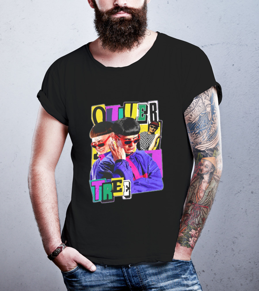 Oliver Tree 1993 2026 Memorial Collage With Retro Sunglasses T-Shirt