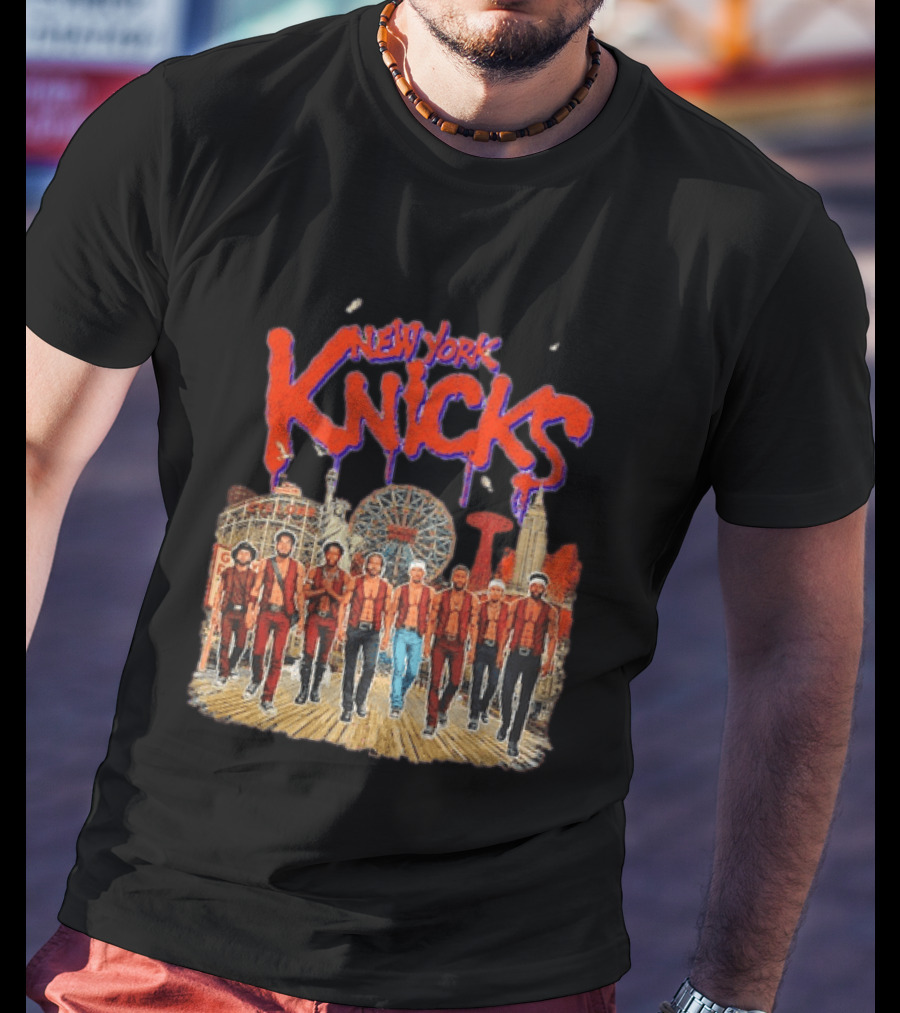 New York Knicks NBA Warriors Wonder Wheel Coney Island T-Shirt