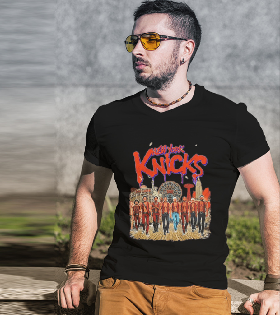 New York Knicks NBA Warriors Wonder Wheel Coney Island T-Shirt