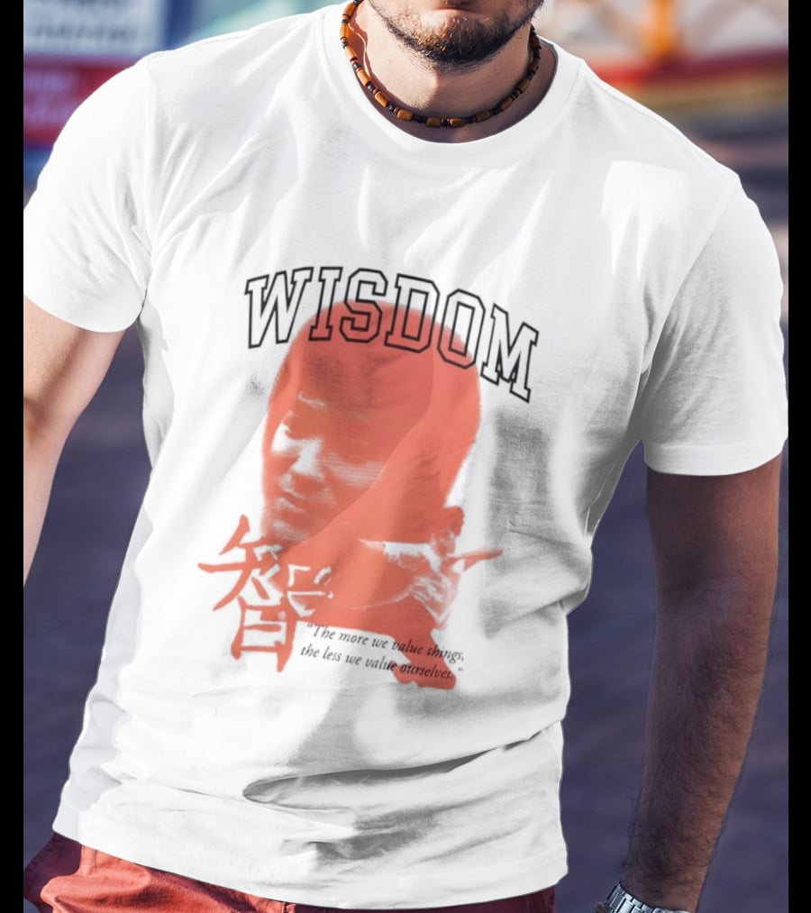 Bruce Lee Awake NY Wisdom Red T-Shirt