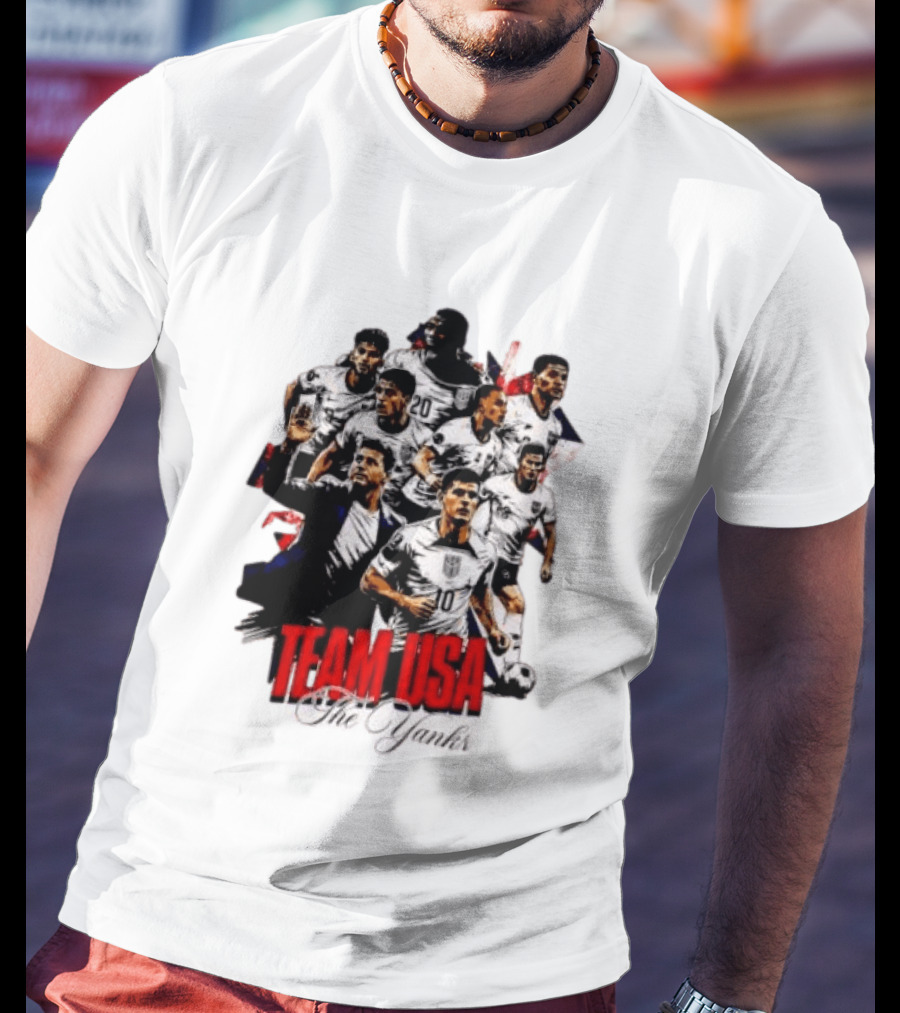 USMNT Christian Pulisic Mauricio Pochettino Team USA The Yanks T-Shirt
