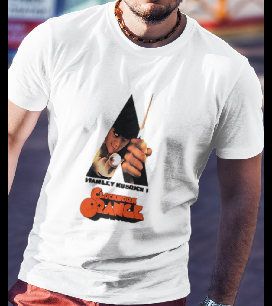 Stanley Kubrick's A Work Orange Alex DeLarge Iconic Film T-Shirt