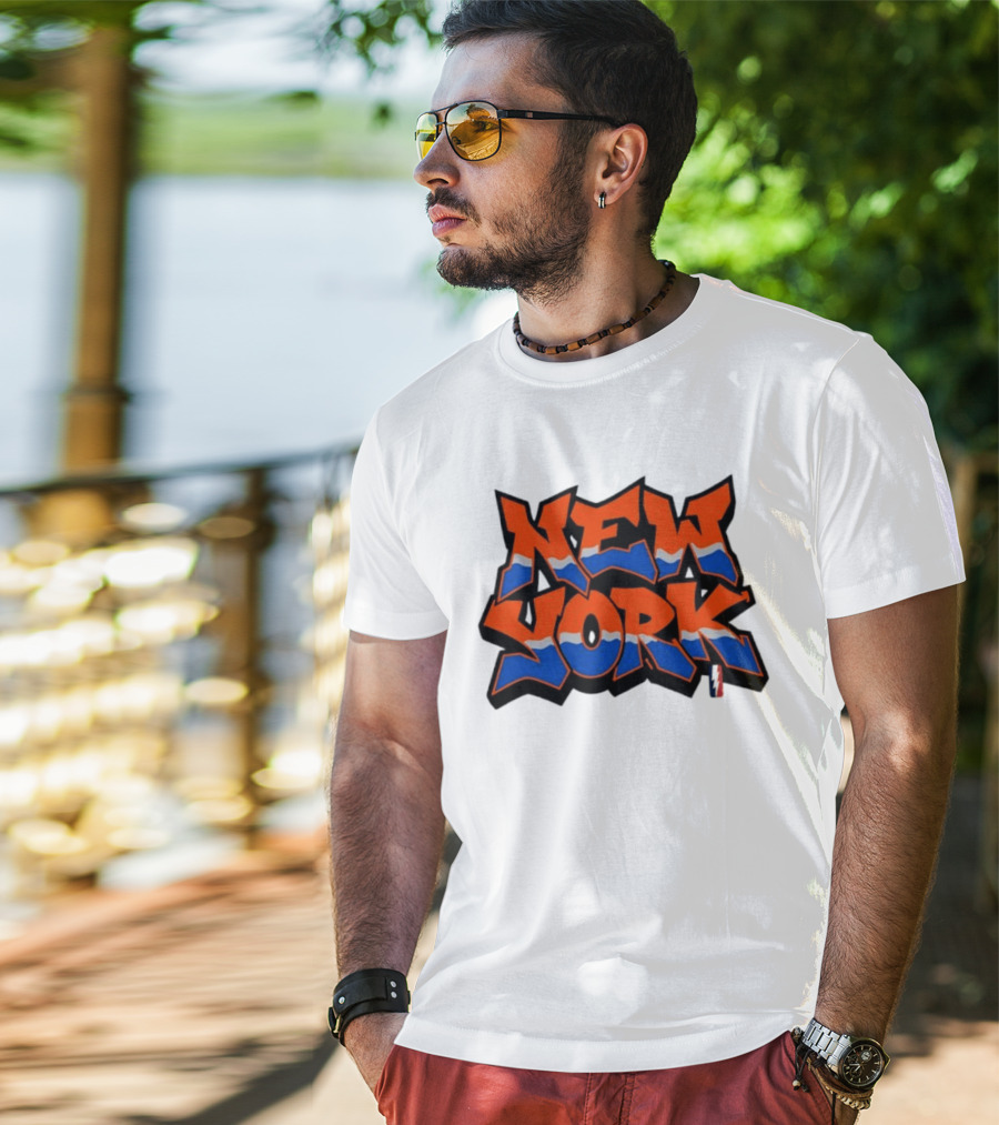 New York Knicks Grateful Dead Steal Your Face Mashup Band Tour Sports T-Shirt