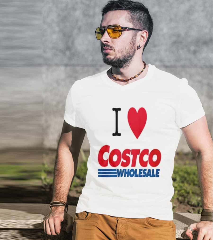 I Love Costco Wholesale Red Heart T-Shirt