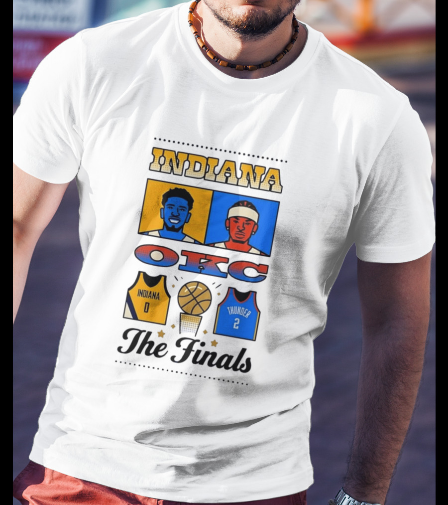 Indiana OKC Basketball The Finals Faceoff T-Shirt