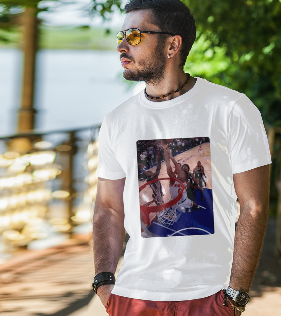 OG Anunoby Laocoon Knicks Game 4 Basketball Moment T-Shirt