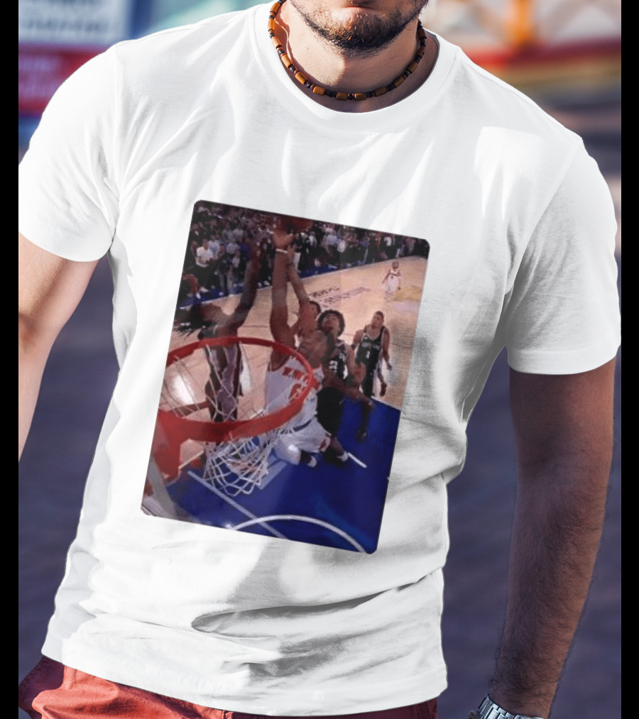 OG Anunoby Laocoon Knicks Game 4 Basketball Moment T-Shirt
