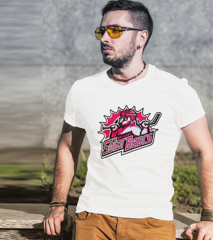 Orlando Solar Bears Pink Whitney Special Edition Hockey T-Shirt