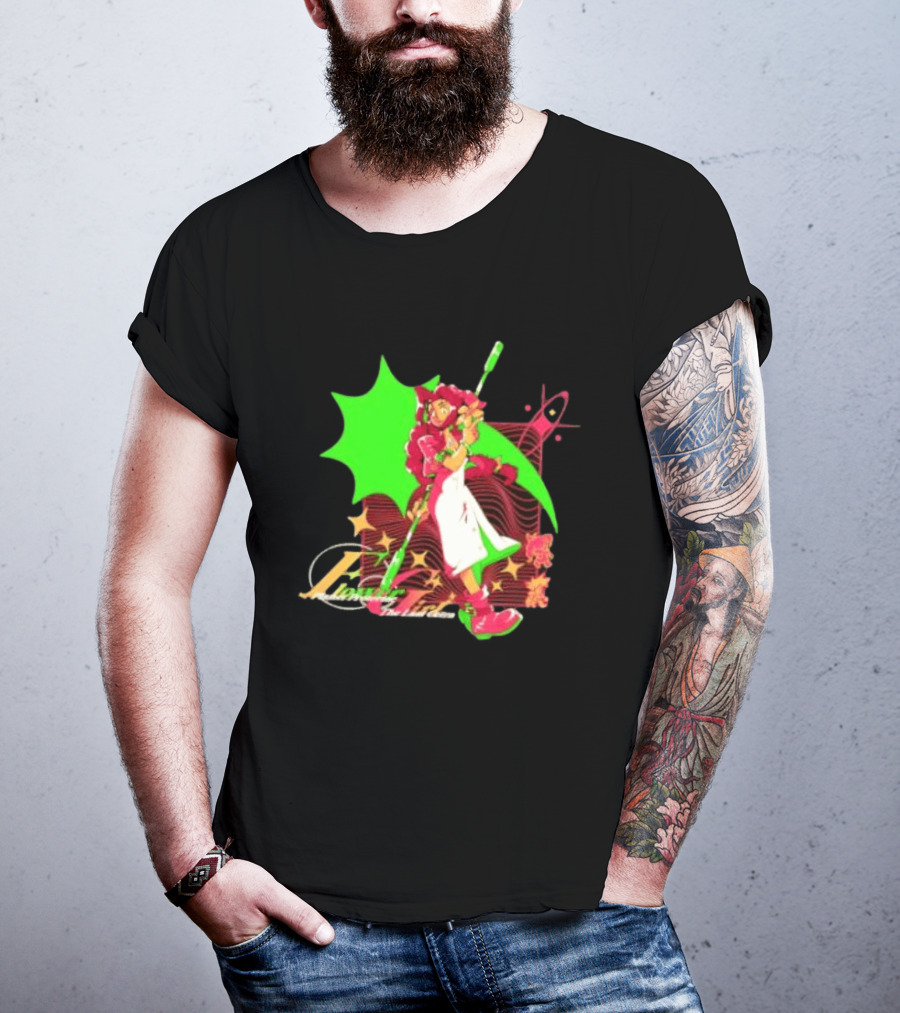 Aerith Gainsborough Final Fantasy VII Flower Girl Planet Protector Last Cetra Fantasy Art Nouveau T-Shirt
