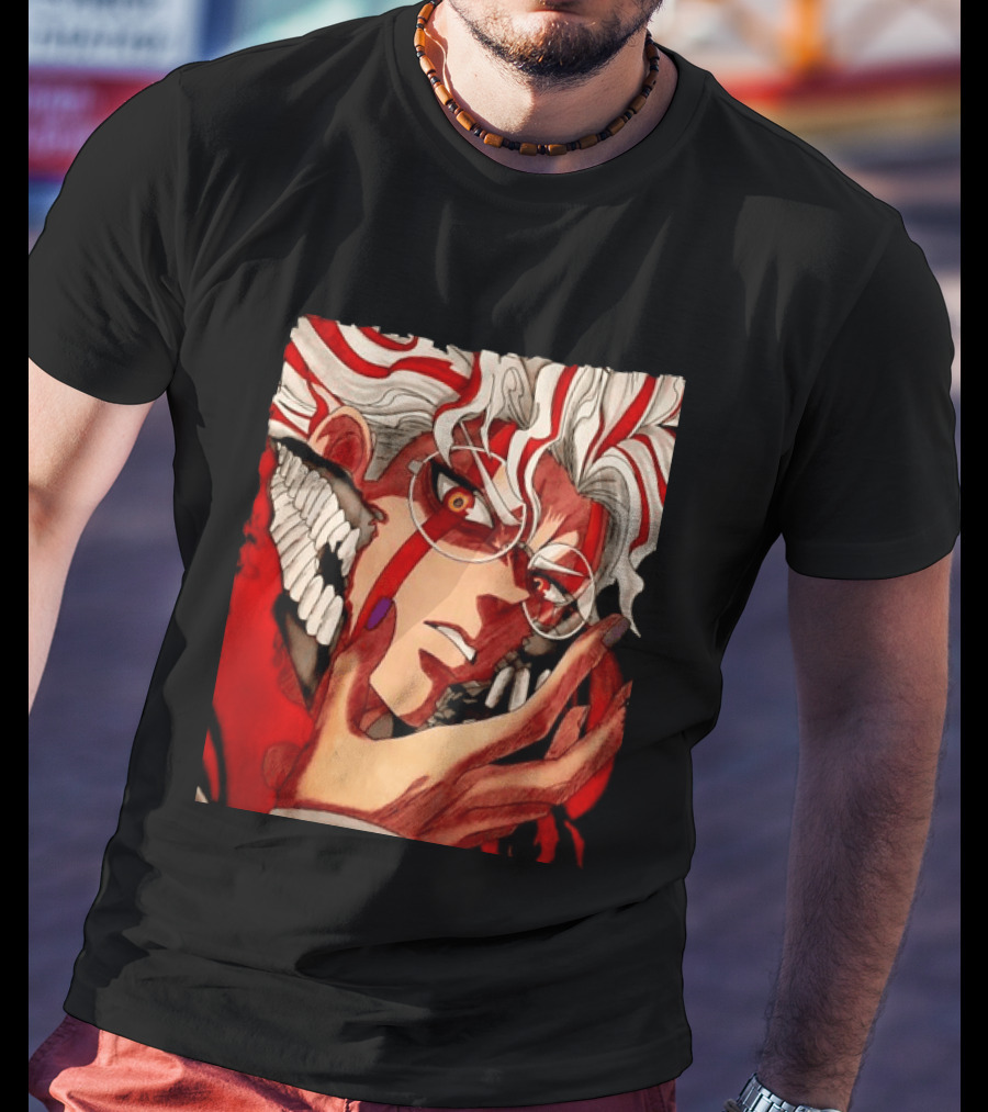 Akaza Kimetsu No Yaiba Upper Rank Three Anime T-Shirt