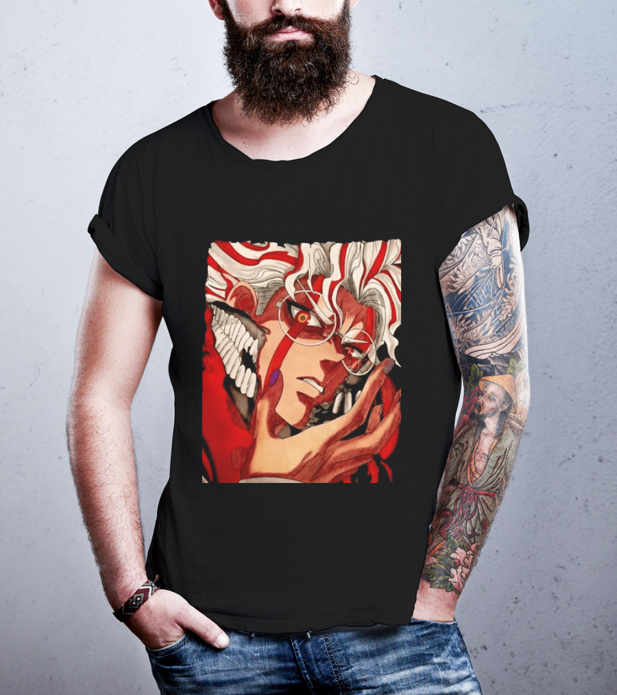 Akaza Kimetsu No Yaiba Upper Rank Three Anime T-Shirt