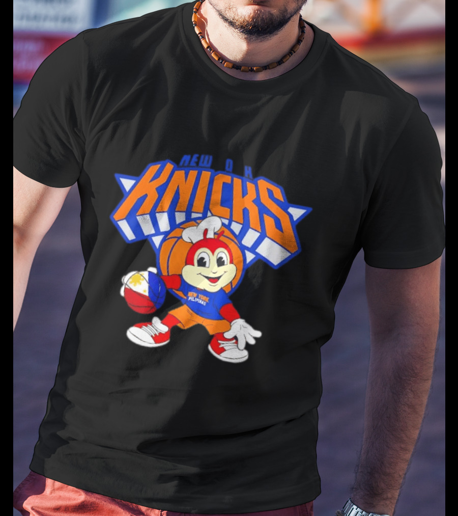 Jollibee New York Pilipinas Knicks Basketball T-Shirt