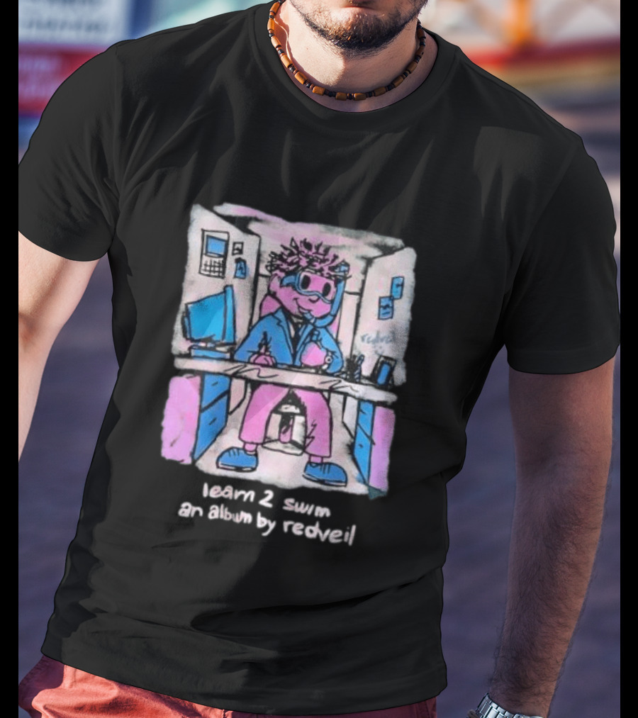 Learn 2 Swim An Album By Redveil Stylized T-Shirt