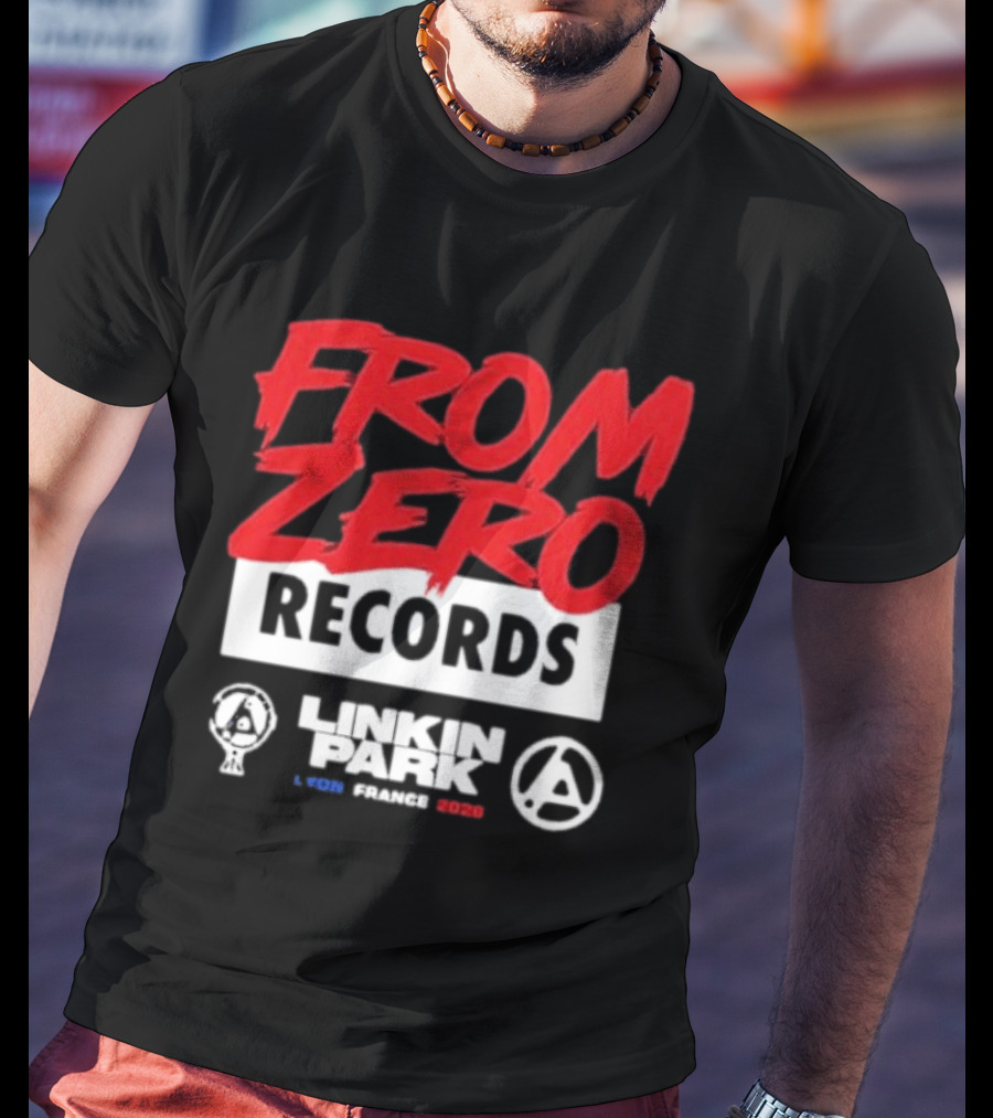 From Zero Records Linkin Park Lyon France 2026 T-Shirt