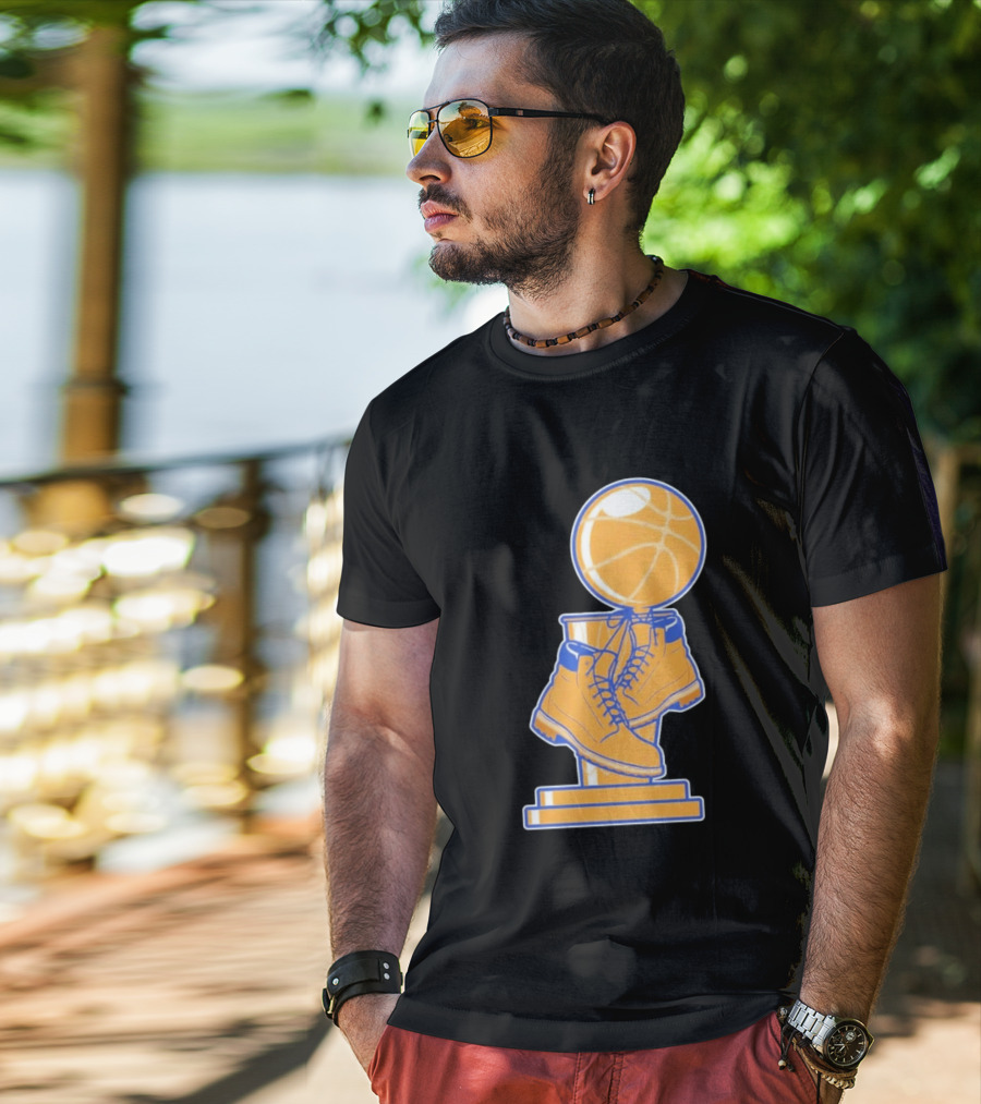 NY Basketball Trophy Timberland Boots T-Shirt