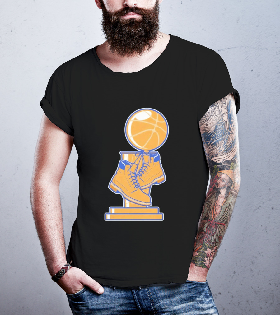 NY Basketball Trophy Timberland Boots T-Shirt
