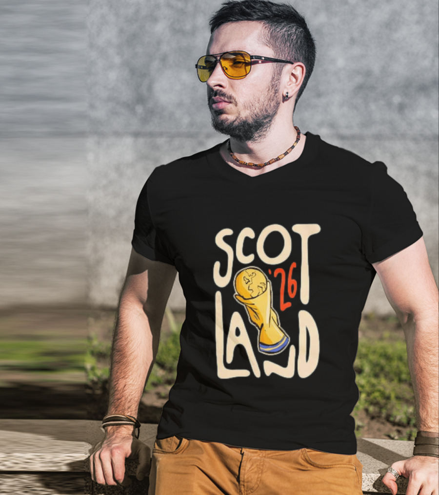 Scotland 2026 Trophy Cup Celebration T-Shirt