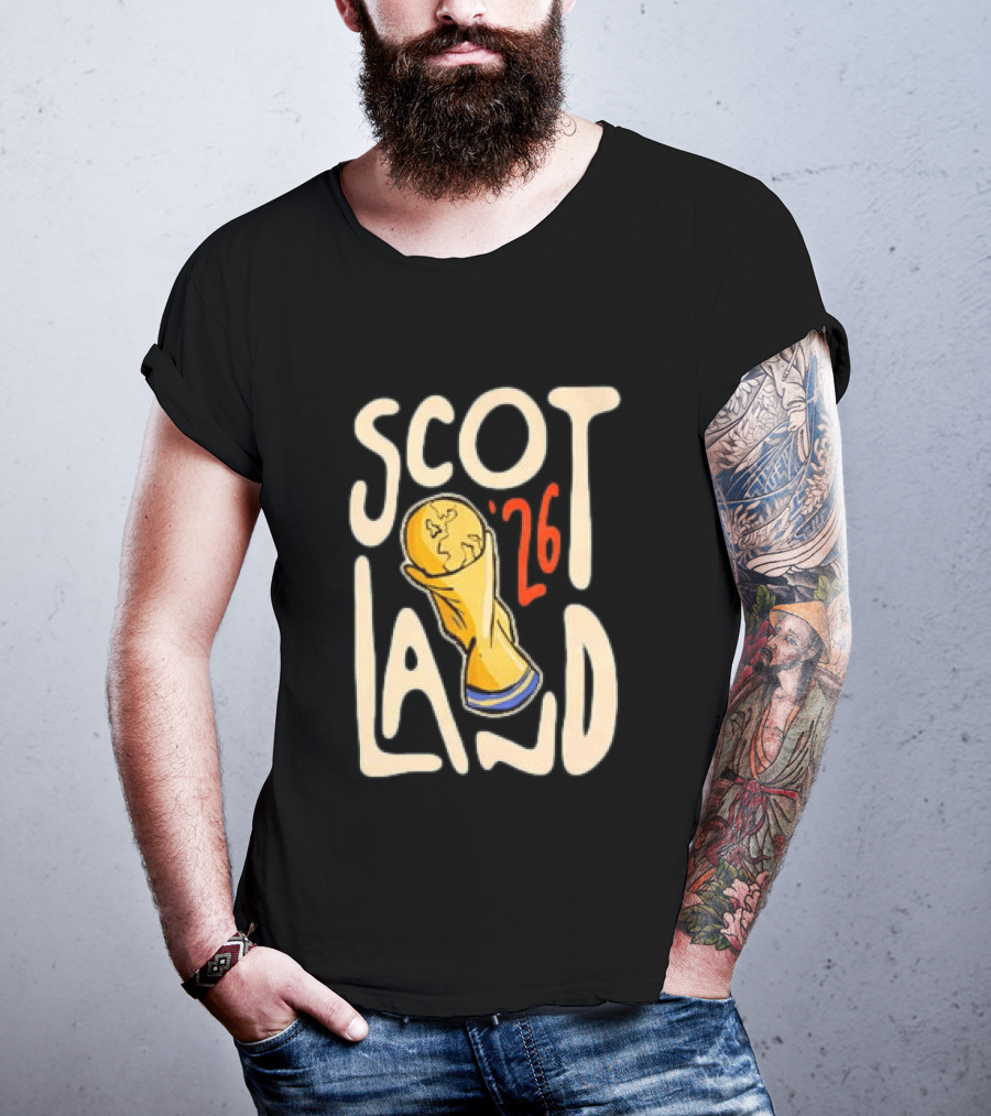 Scotland 2026 Trophy Cup Celebration T-Shirt