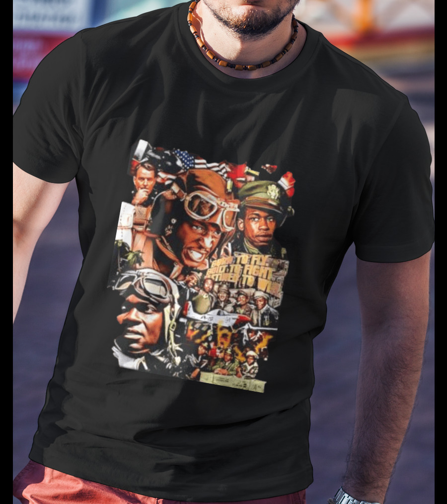 Tuskegee Airmen Born To Fly Built To Fight Destined To Win World War II US Army T-Shirt