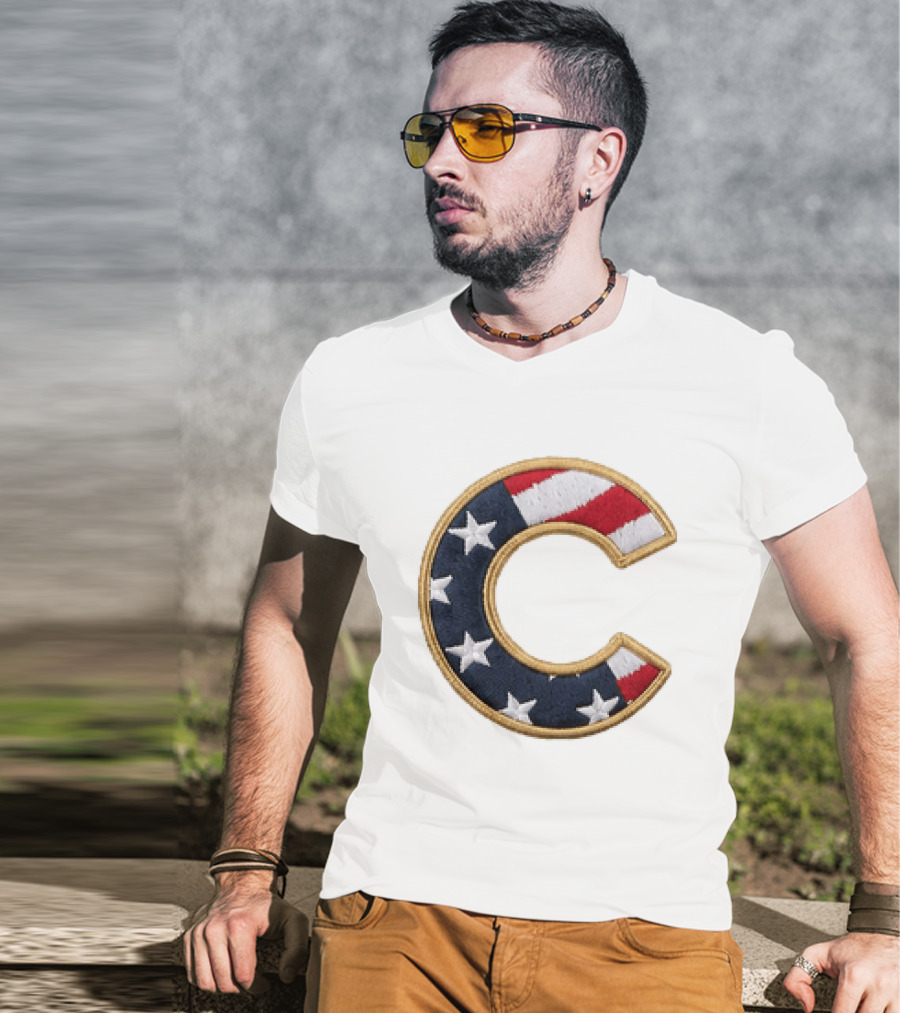 2026 Cubs Patriotic Independence Day Hats Stars And Stripes T-Shirt