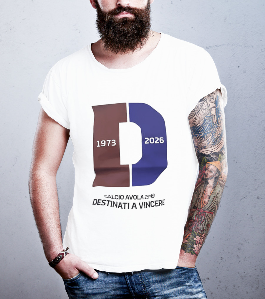 Calcio Avola 1949 Destinati A Vincere 1973 2026 T-Shirt