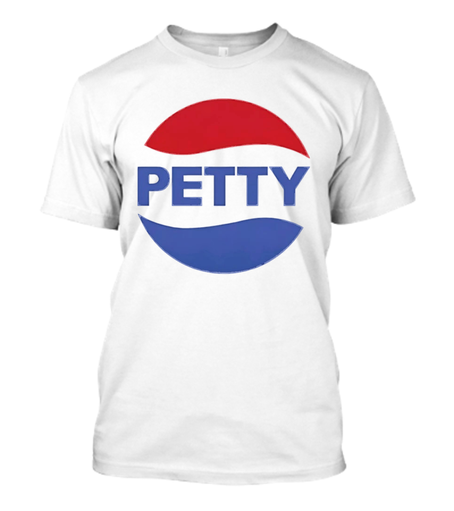 PETTY Pepsi Parody Red Blue T-Shirt