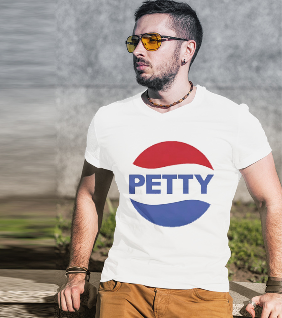 PETTY Pepsi Parody Red Blue T-Shirt