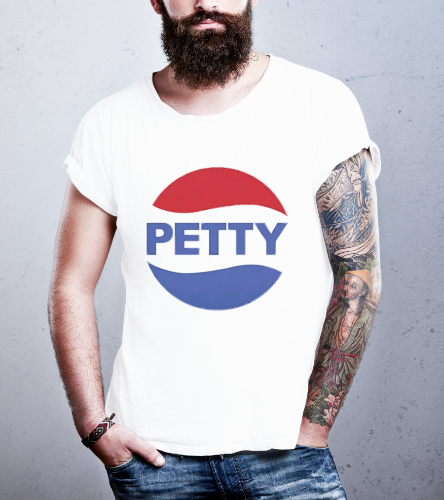 PETTY Pepsi Parody Red Blue T-Shirt