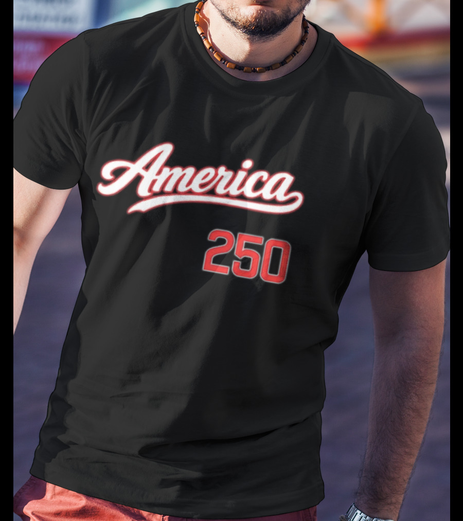 America 250 4th July Celebration Script T-Shirt